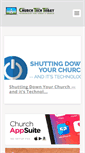 Mobile Screenshot of churchtechtoday.com